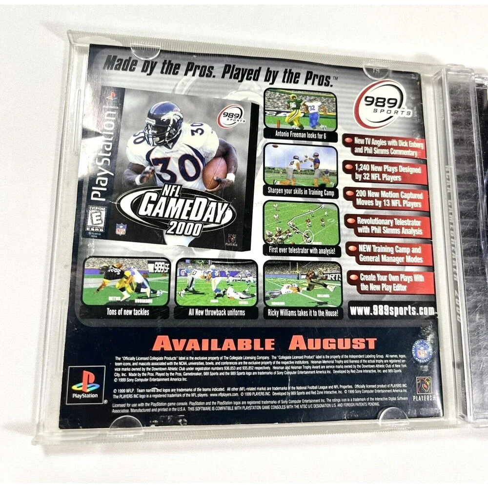 NCAA Game Breaker 2000 PS1 PlayStation 1 Complete with Manual Tested